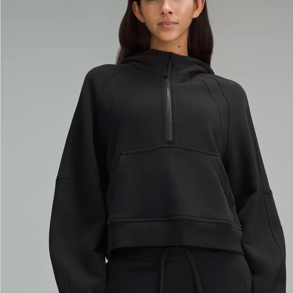 Lululemon Black Hooded Scuba Sweatshirt